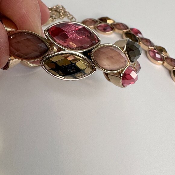 ANNE KLEIN | Jewelry Set Necklace and Bracelet Set | Rose Gold Brown - Picture 9 of 10